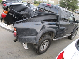 2001 TOYOTA TACOMA PRERUNNER DOUBLE CAB BLACK 2.7L AT 2WD Z16149